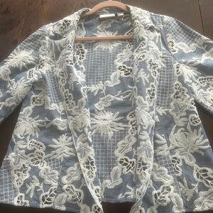 Floral Blue Jacket